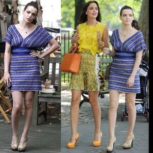 Missoni Orange Label Knit Mini Dress – Jewel Tone Size 42 / US 6 ASO Gossip Girl